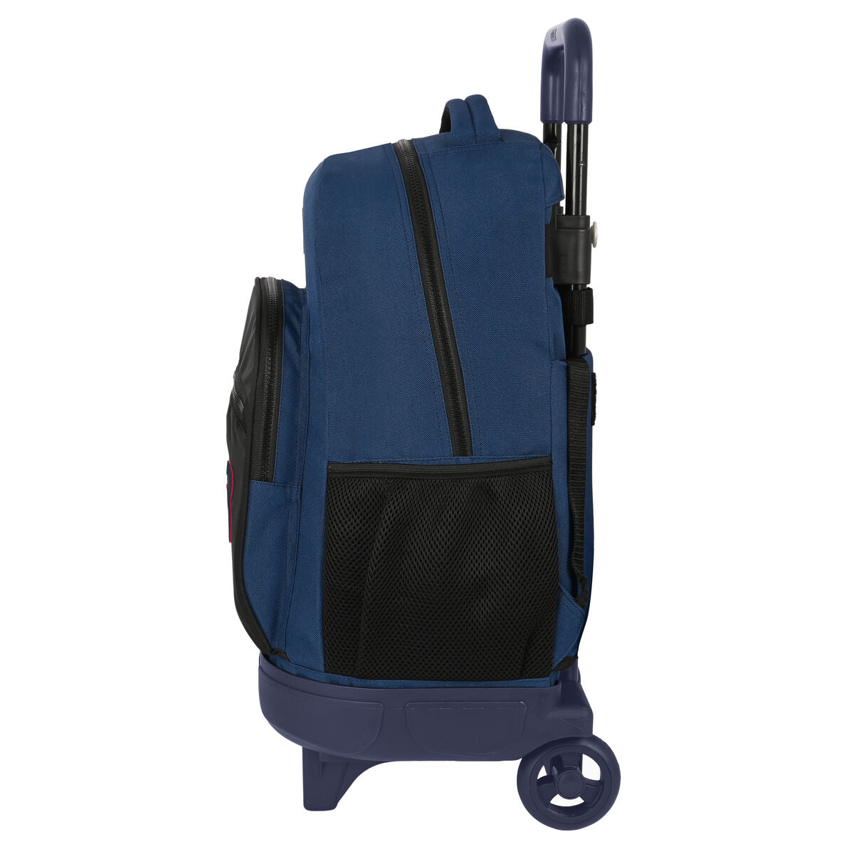 BlackFit8 Schulrucksack mit Rollen Urban Schwarz Dunkelblau