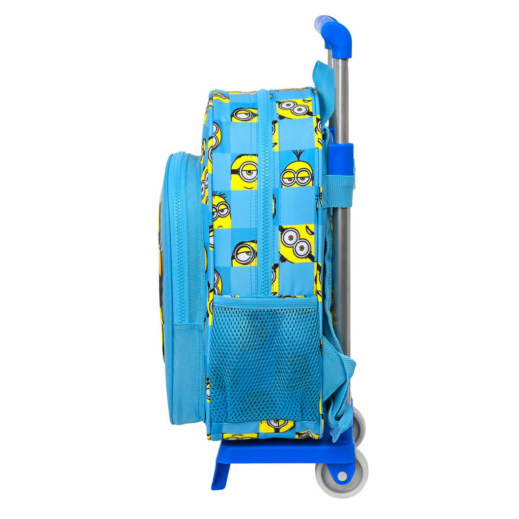 Minions Schulrucksack mit Rollen Minionstatic Blau – Ansicht 2