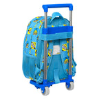 Minions Schulrucksack mit Rollen Minionstatic Blau – Ansicht 3