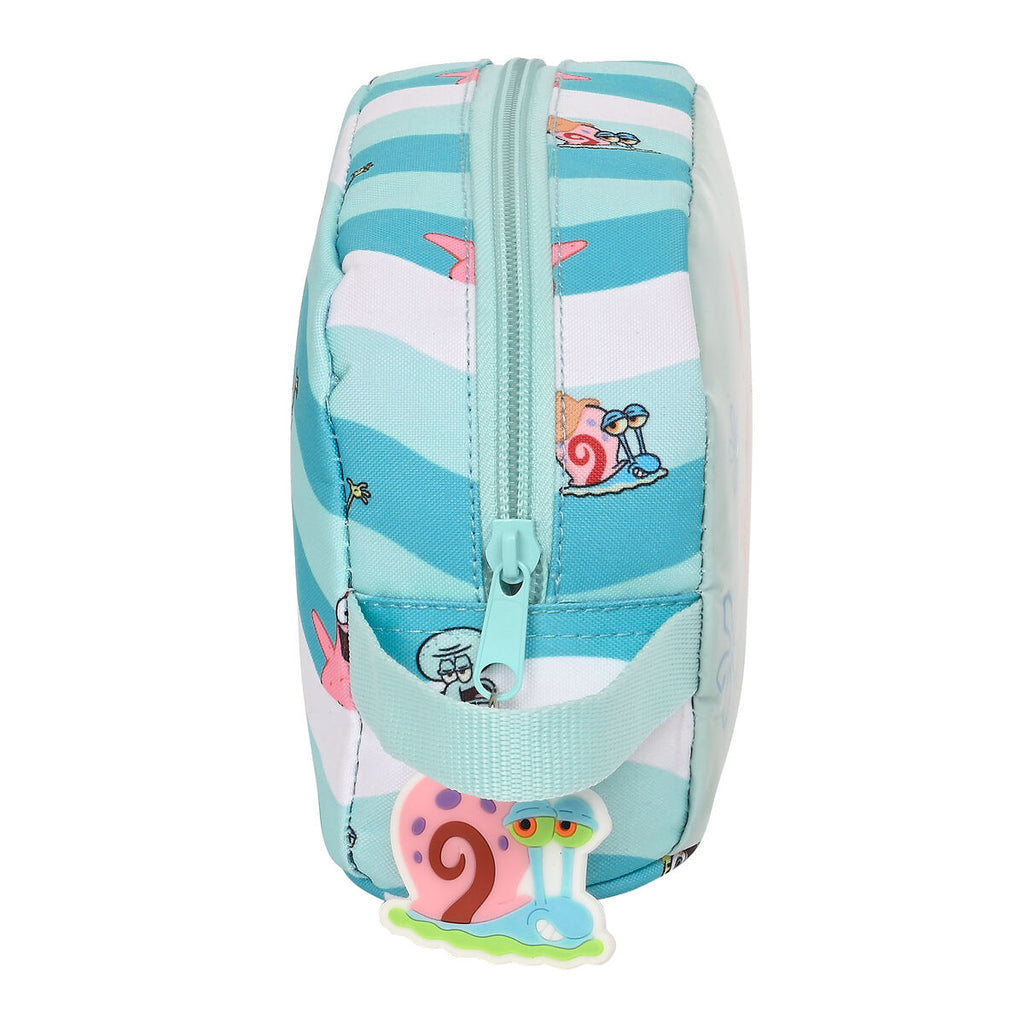 Spongebob Thermo-Lunchbox Stay positive Blau Weiß – Ansicht 4