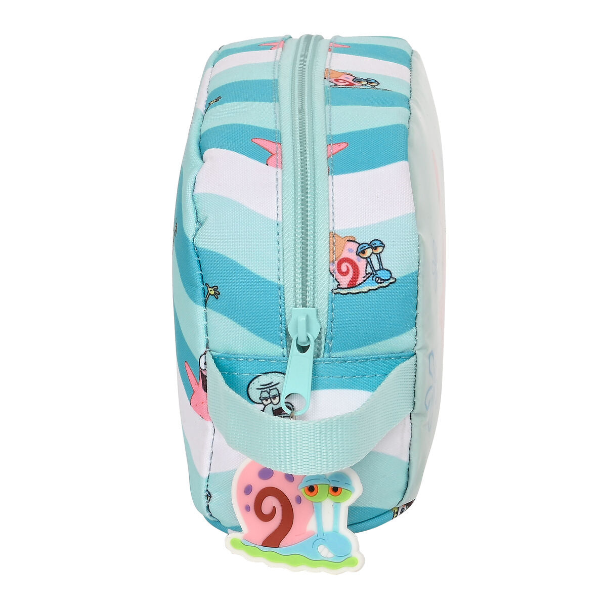 Spongebob Thermo-Lunchbox Stay positive Blau Weiß – Produktansicht 4