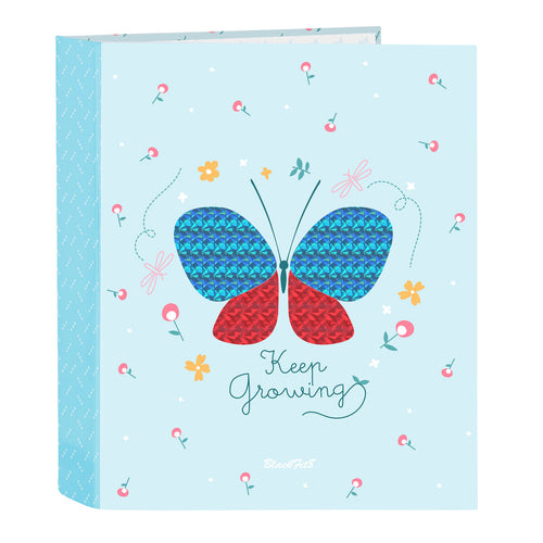 BlackFit8 Ringordner Mariposa Blau A4 – Produktansicht 1