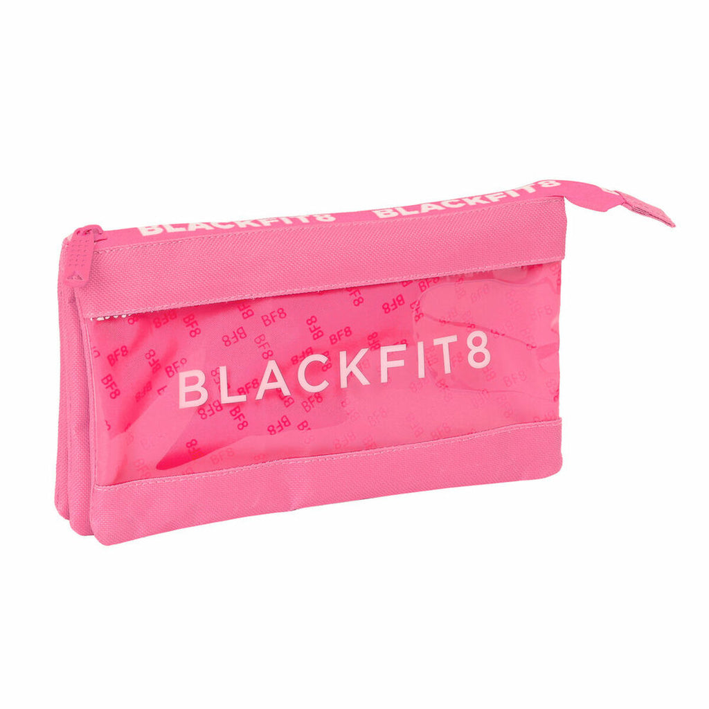 BlackFit8 Dreifach-Federmäppchen Glow up Rosa – Ansicht 1