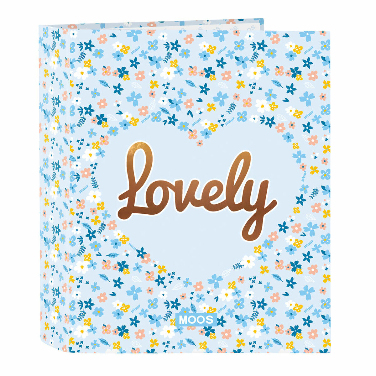 Ring binder Moos Lovely Blau A4 27 x 33 x 6 cm – Produktbild 1