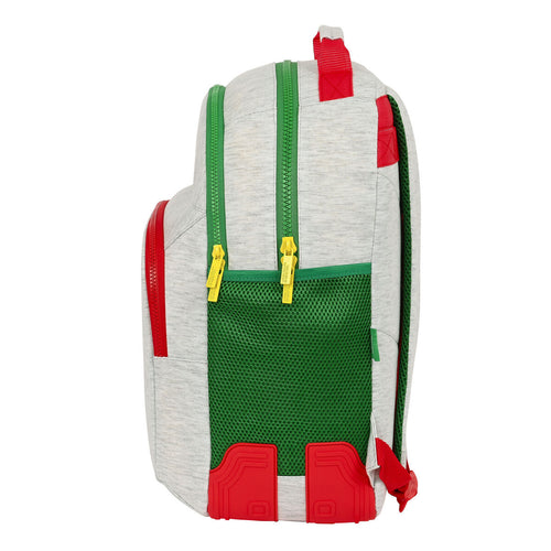 Benetton Schultasche Pop Grau