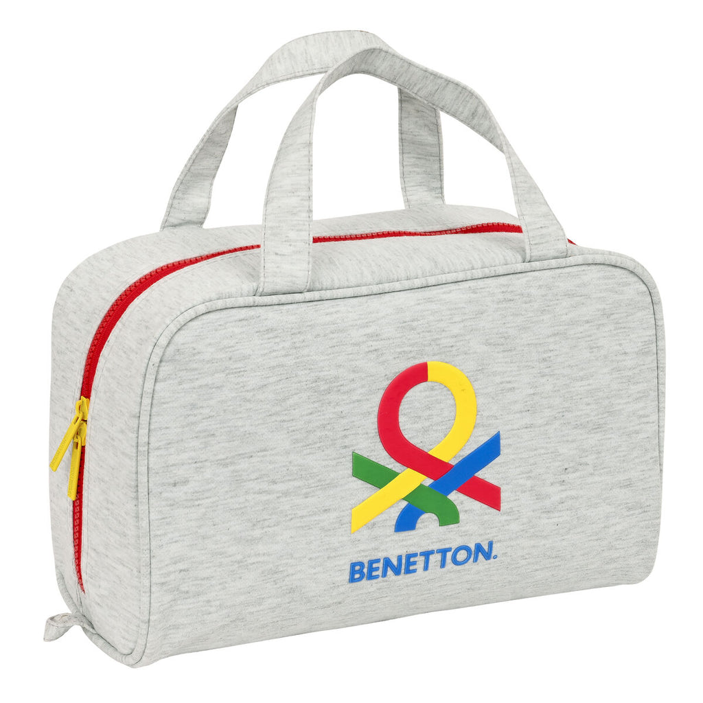 Benetton Schul-Kulturbeutel Pop Grau – Produktansicht 1