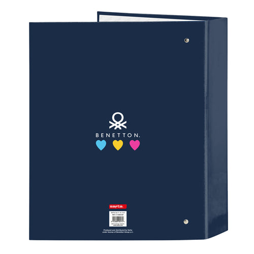 Benetton Ringordner Love Dunkelblau A4