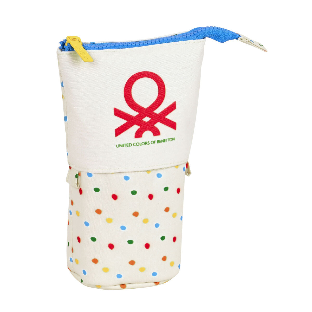 Pencil Holder Case Benetton Topitos Weiß (8 x 19 x 6 cm) – Produktbild 1