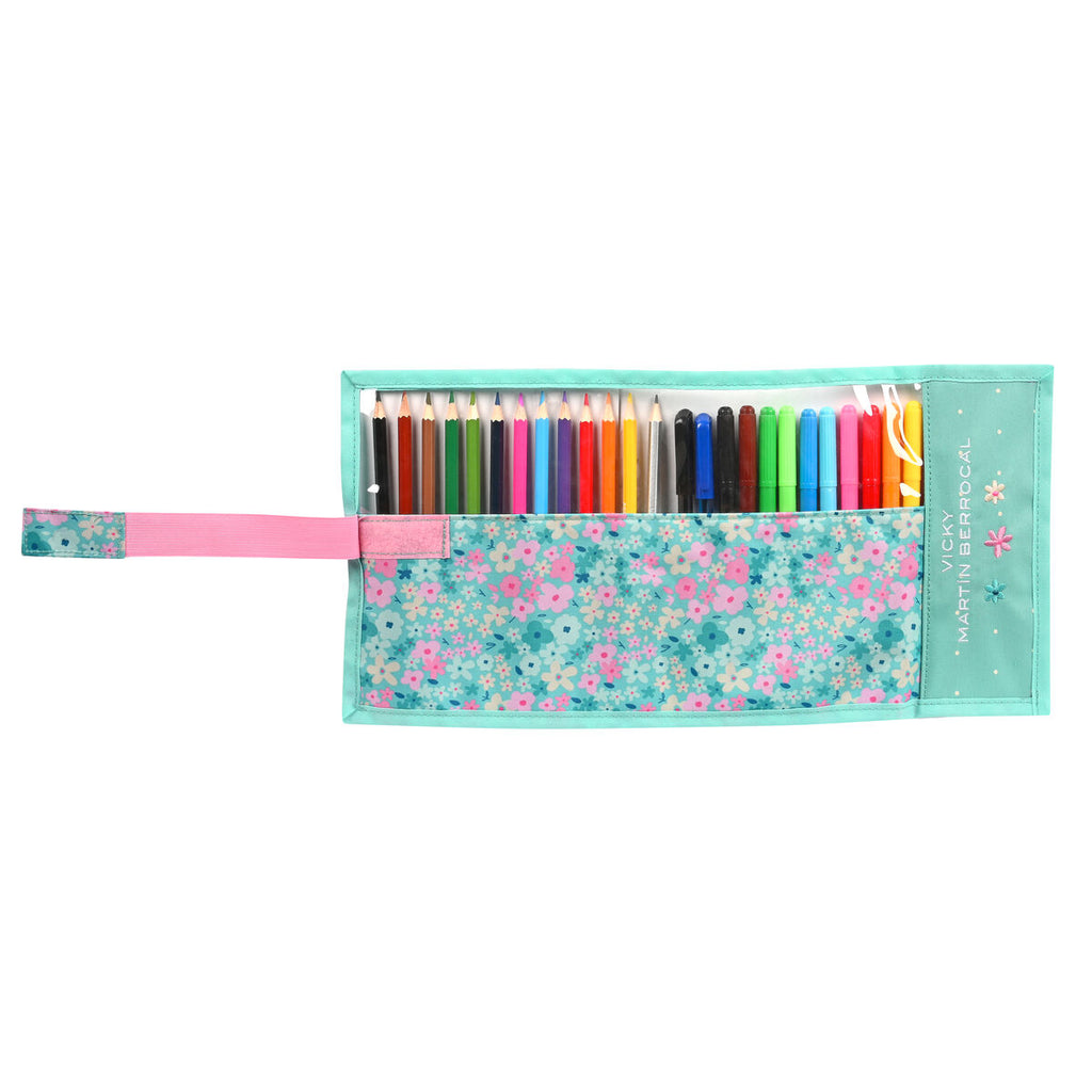 Vicky Martín Berrocal Federmäppchen mit Zubehör Mint paradise Mint – Ansicht 2