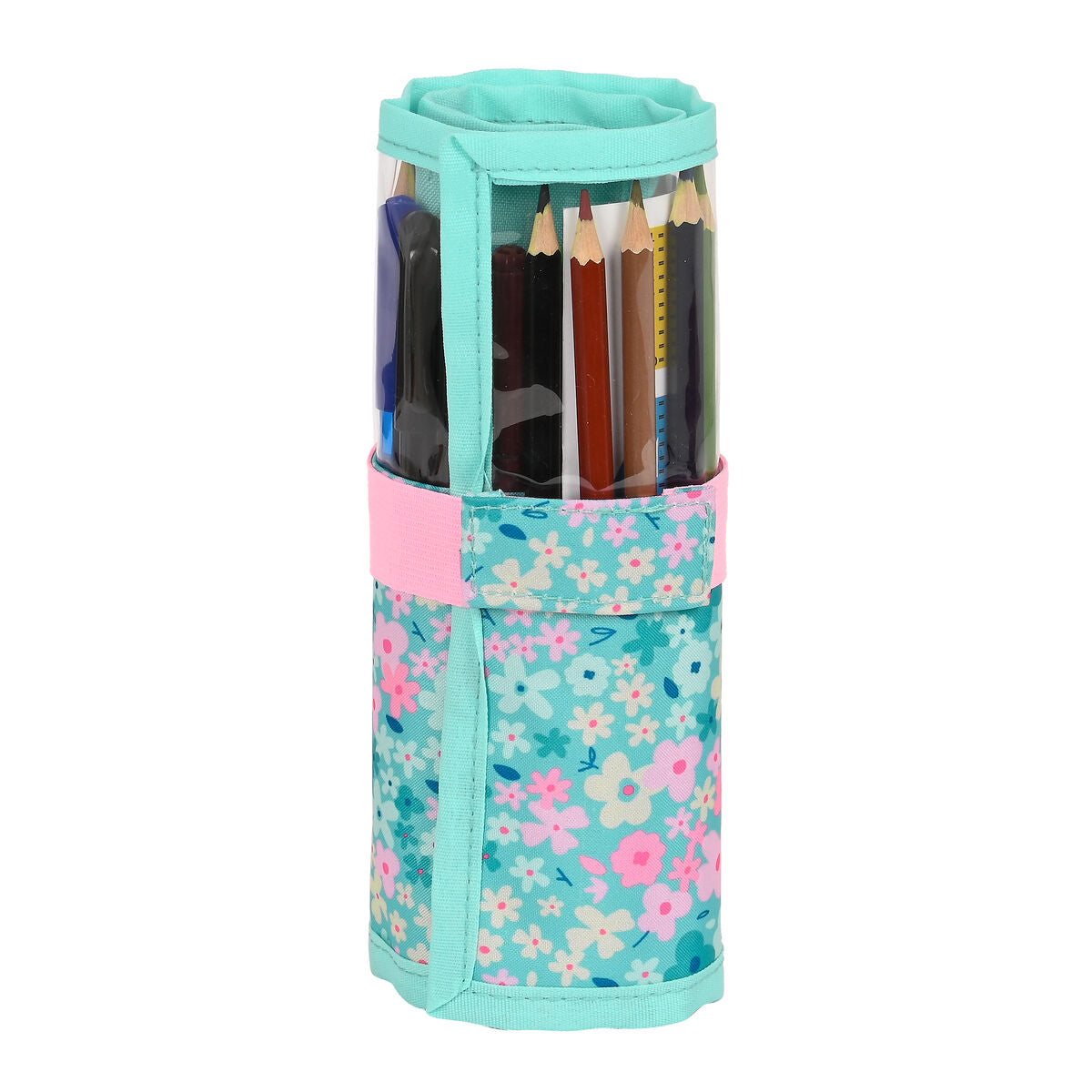 School Case with Accessories Vicky Martín Berrocal Mint paradise Mint (27 Teile) (7 x 20 x 7 cm) – Produktbild 1