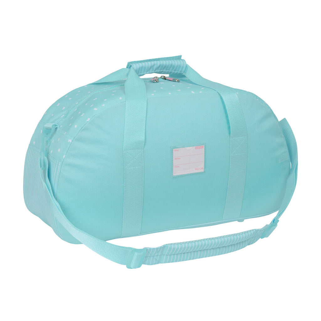 Moos Sporttasche Butterflies Hellblau 50 x 26 x 20 cm – Produktansicht 3