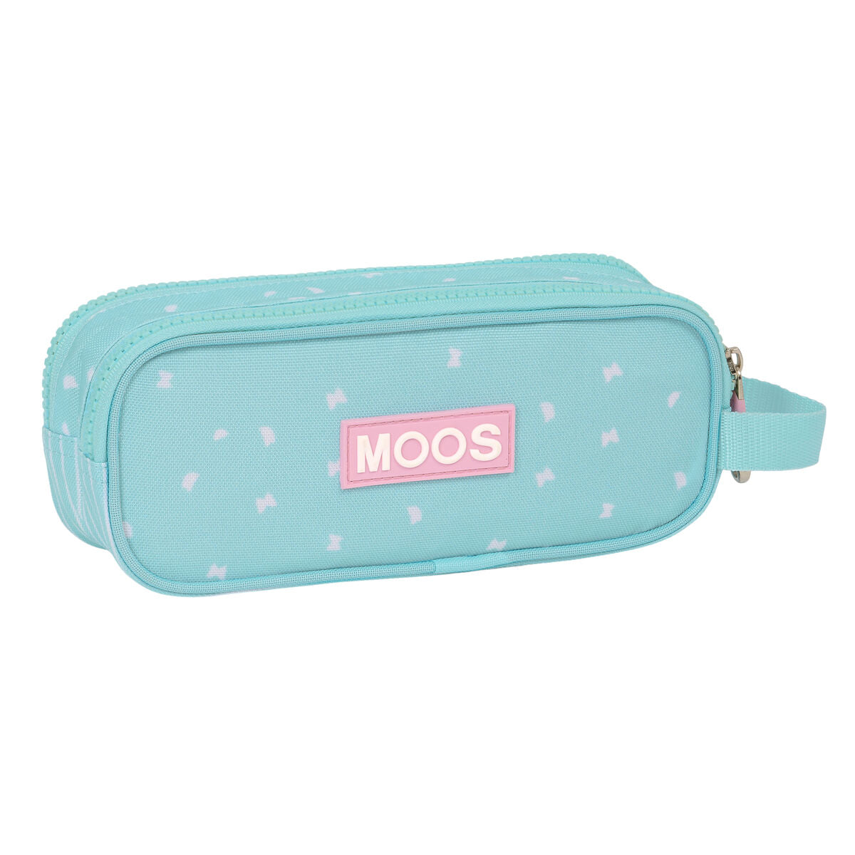 Moos Doppel-Federmäppchen Butterflies Hellblau – Ansicht 3