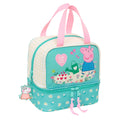 Peppa Pig Lunchbox Hübsch Blumen Gelb Mint – Produktansicht 1