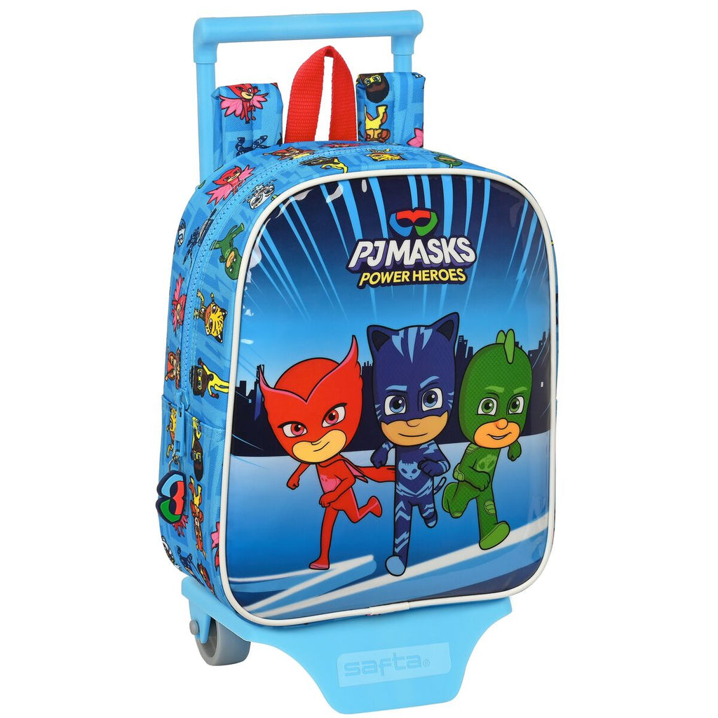 PJ Masks Schulrucksack mit Rollen Blau – Ansicht 1