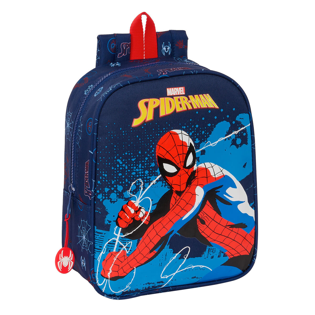 Kinder bag Spider-Man Neon Navy Blau 22 x 27 x 10 cm – Produktbild 1