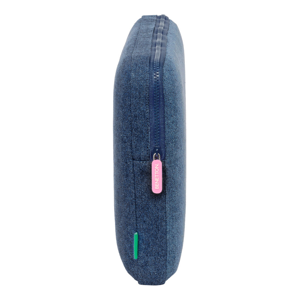 Benetton Notebook Abdeckung Denim Blau 15,6'' 39,5 x 27,5 x 3,5 cm – Produktansicht 2