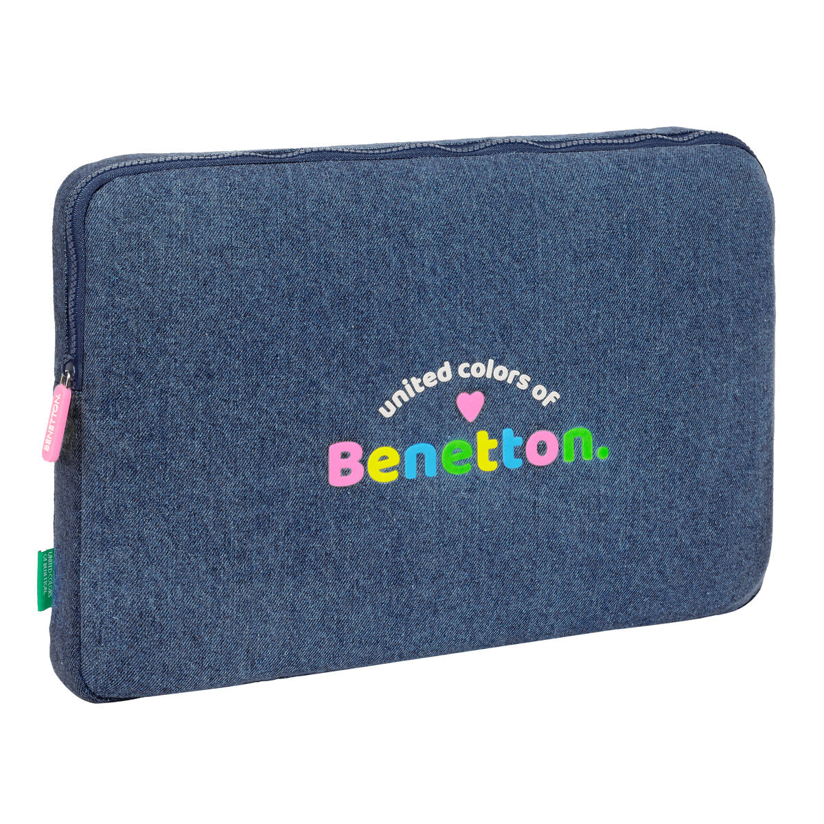 Benetton Notebook Abdeckung Denim Blau 15,6'' 39,5 x 27,5 x 3,5 cm – Produktansicht 1