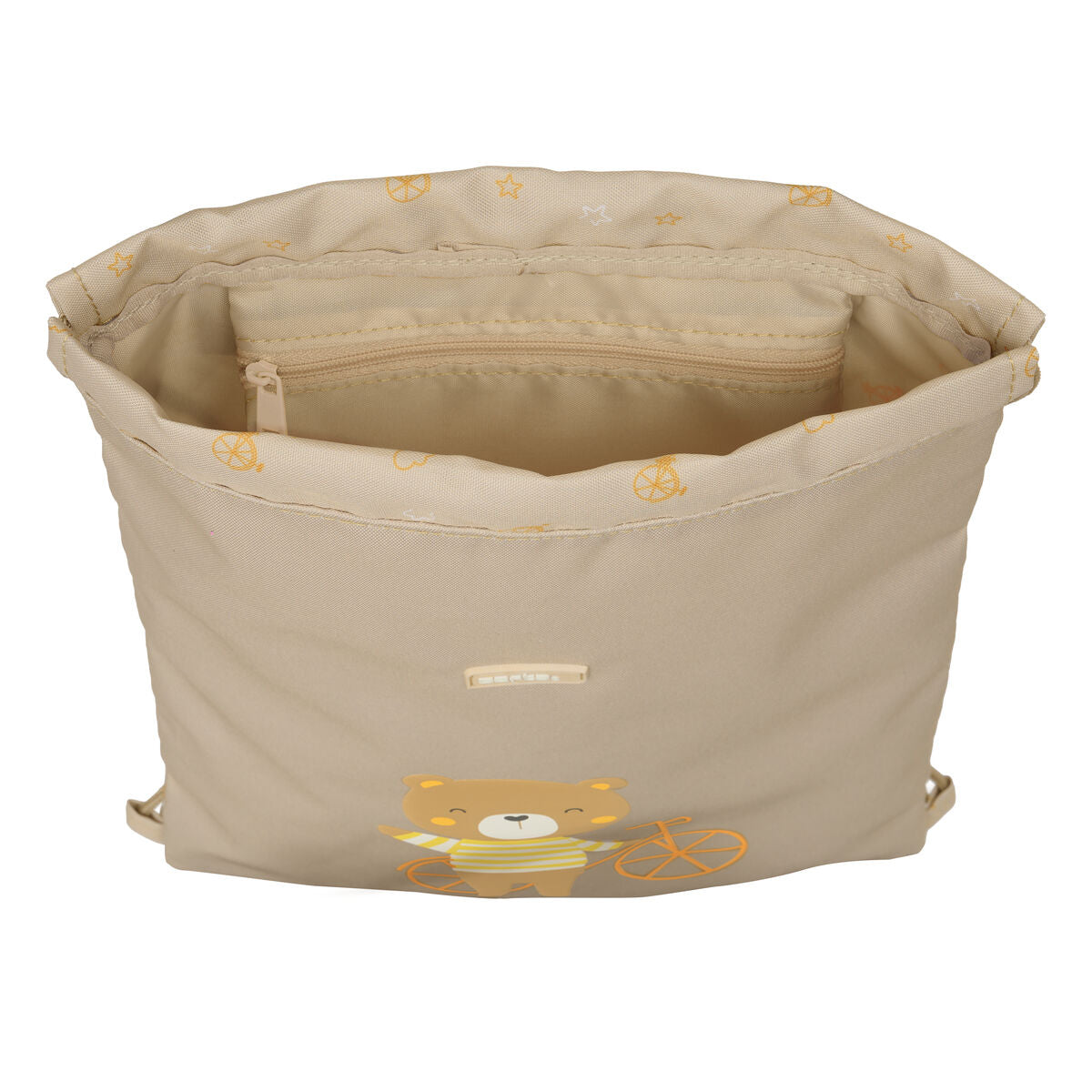 Safta Rucksack mit Strings Osito Beige – Produktansicht 3