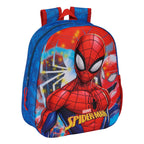 Spider-Man 3D Schultasche Rot Navy Blau – Ansicht 1
