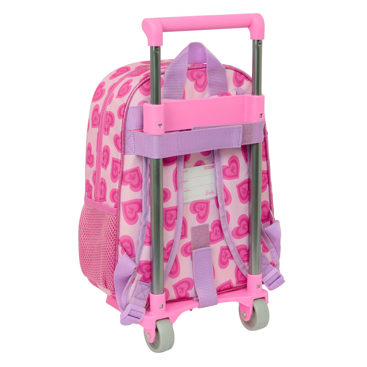 Barbie Schulrucksack mit Rollen Love Rosa – Polyurethane – Produktansicht 2