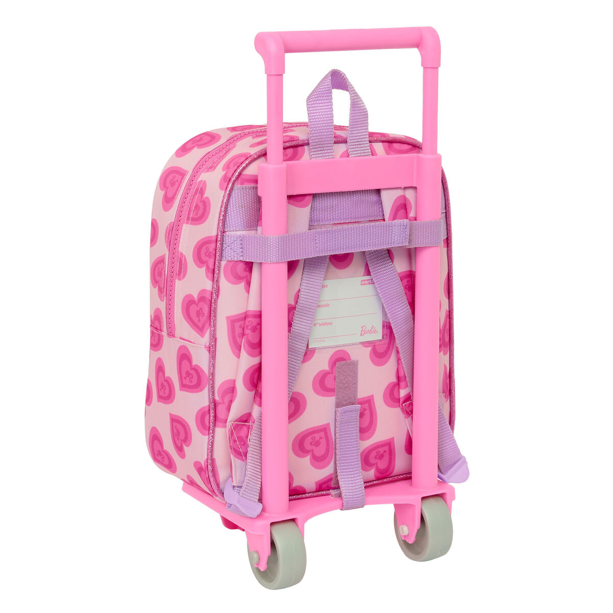 Barbie Schulrucksack mit Rollen Love Rosa – Produktansicht 2