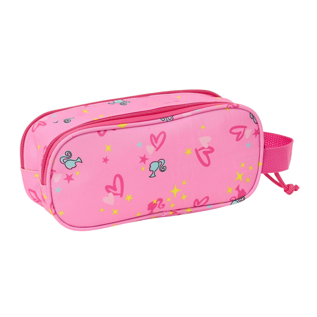 Barbie Doppel-Federmäppchen Rosa Fuchsia 3D – Produktansicht 3