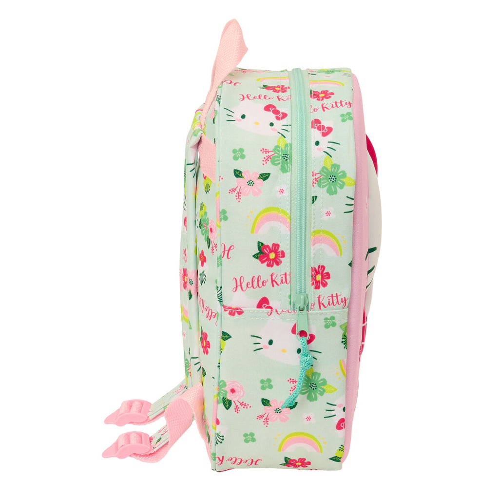 Hello Kitty Schultasche Grün Rosa 3D – Produktansicht 2