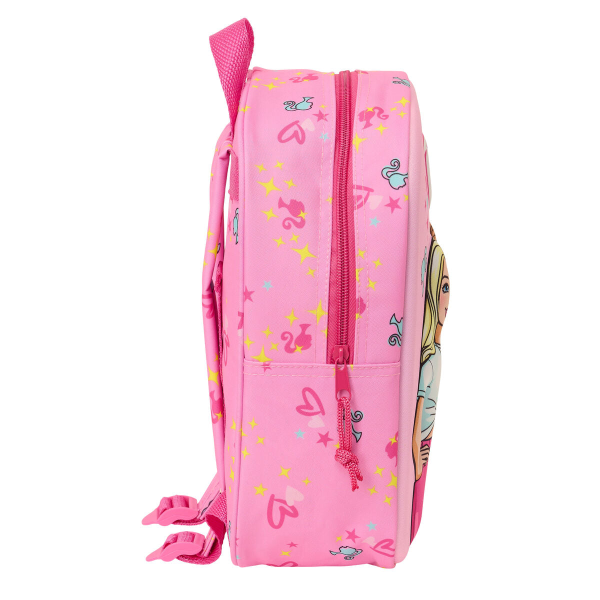 Barbie Schultasche Rosa Fuchsia 3D – Produktansicht 3