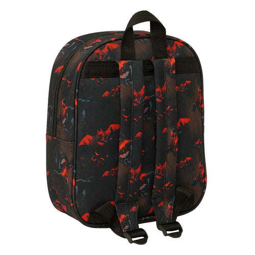 Batman Schultasche Schwarz 3D