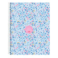Vicky Martín Berrocal Notizbuch Paraíso Blau Rosa A4 120 Sheets – Produktansicht 1