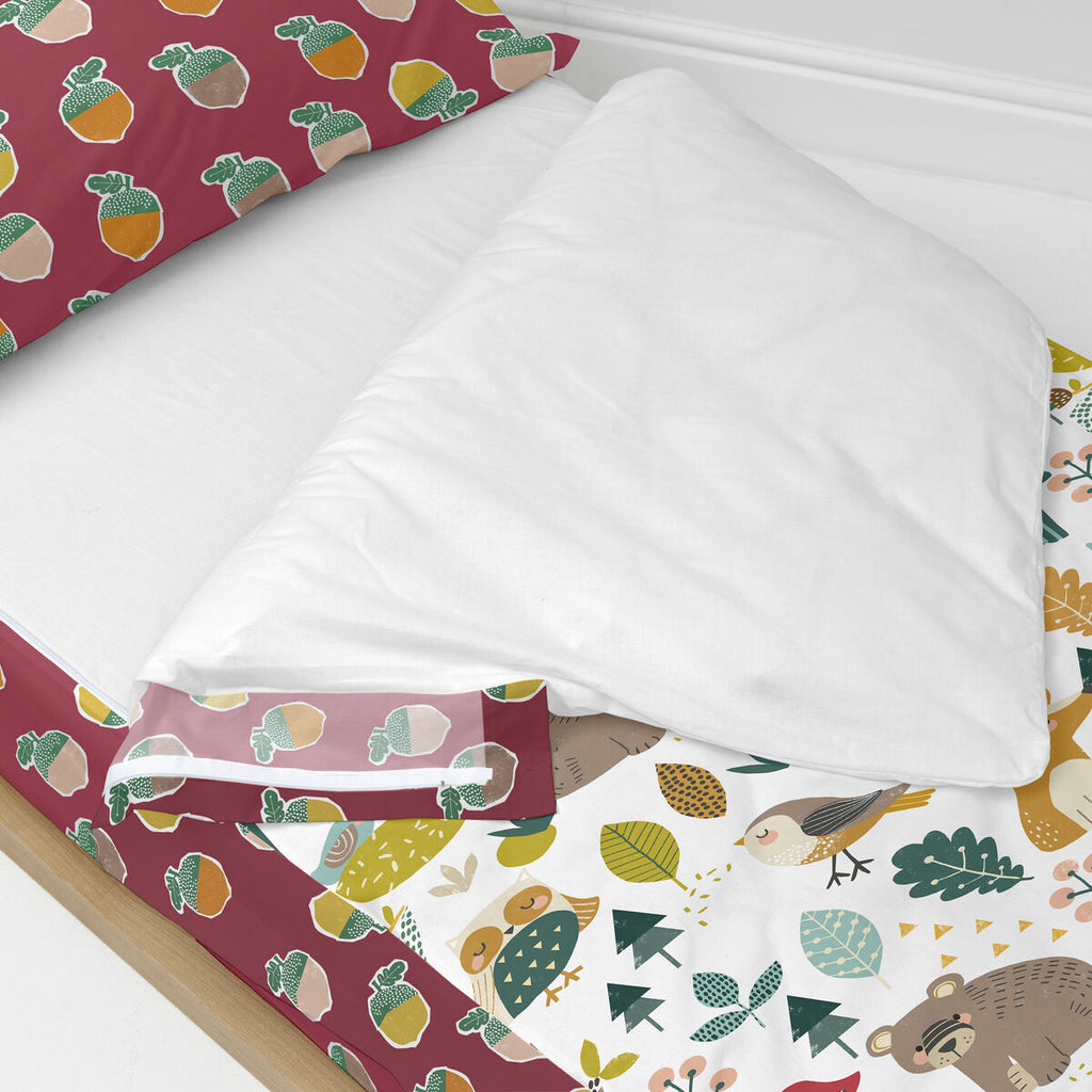 HappyFriday Gesteppte Bettwäsche mit Reißverschluss Moshi Harvestwood Mehrfarbig – Produktansicht 3