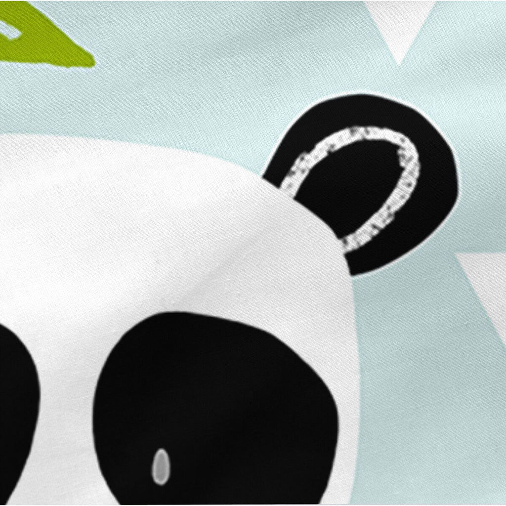 HappyFriday Gesteppte Bettwäsche mit Reißverschluss Moshi Panda Garten Blau – Produktansicht 5