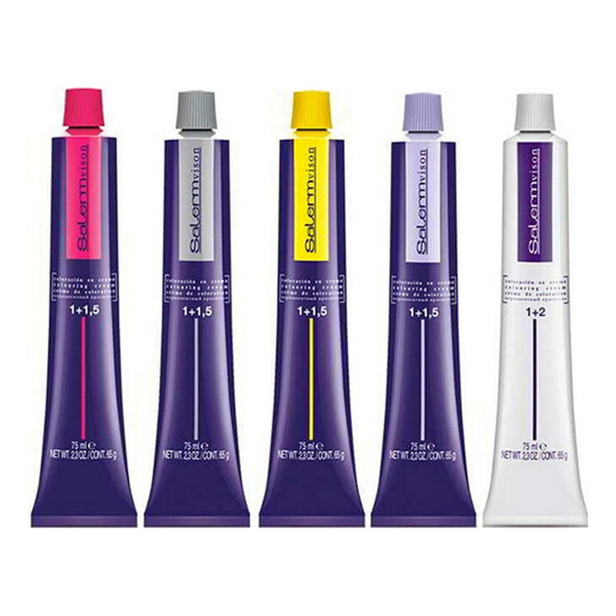 Salerm Permanente Haarfarbe vison Salerm Salermvison Fc9 (75 ml) – Produktansicht 1
