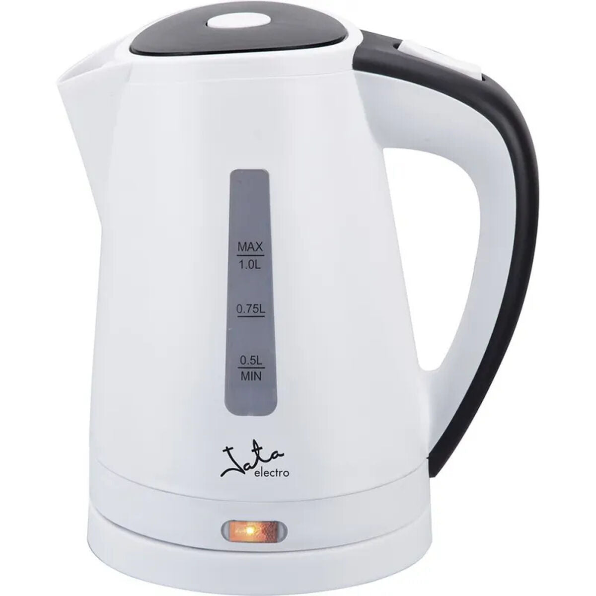 JATA Kettle Weiß Schwarz 2200 W Stainless Stahl Kunststoff 1 L – Produktansicht 3