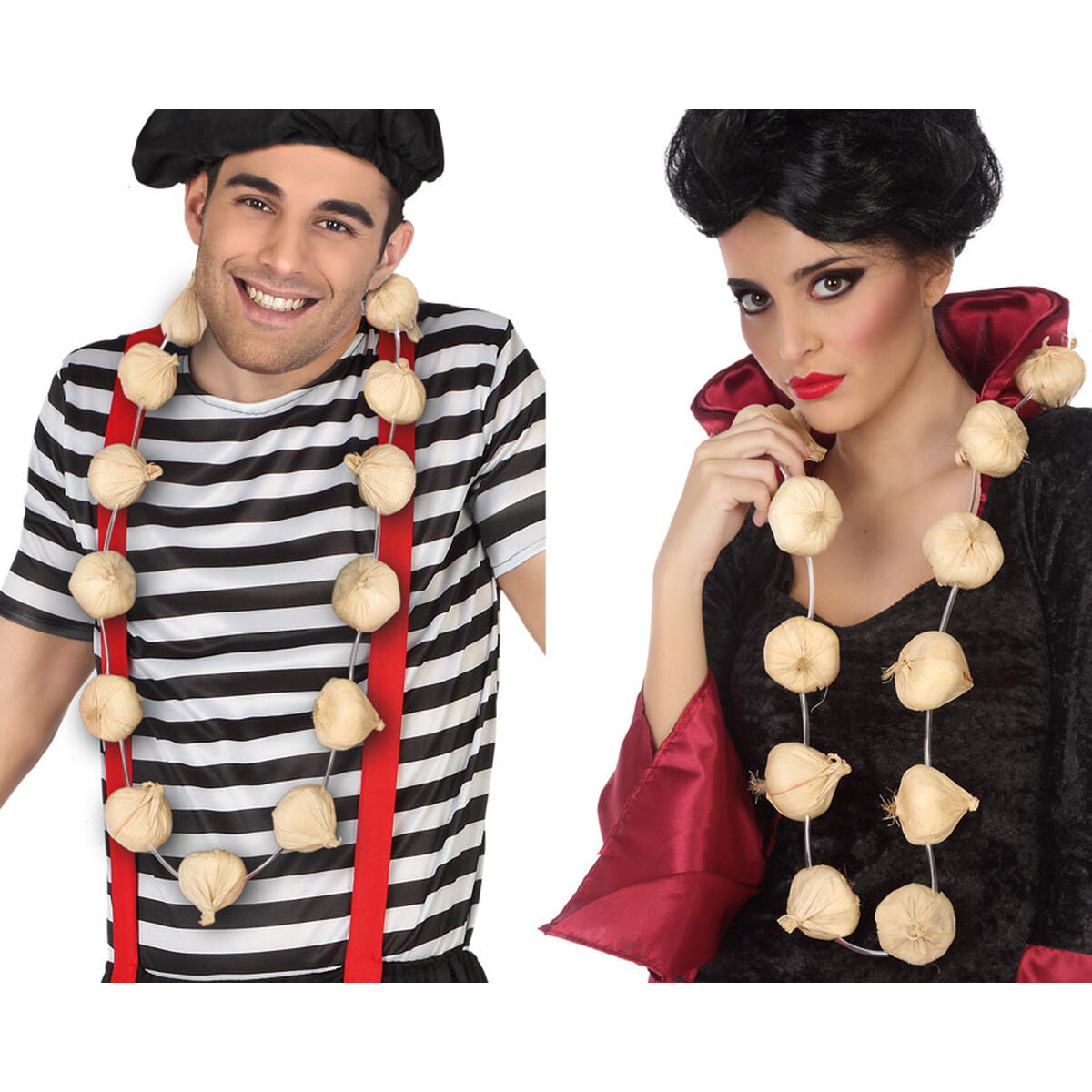 Halskette Gelb Halloween – Produktansicht 1