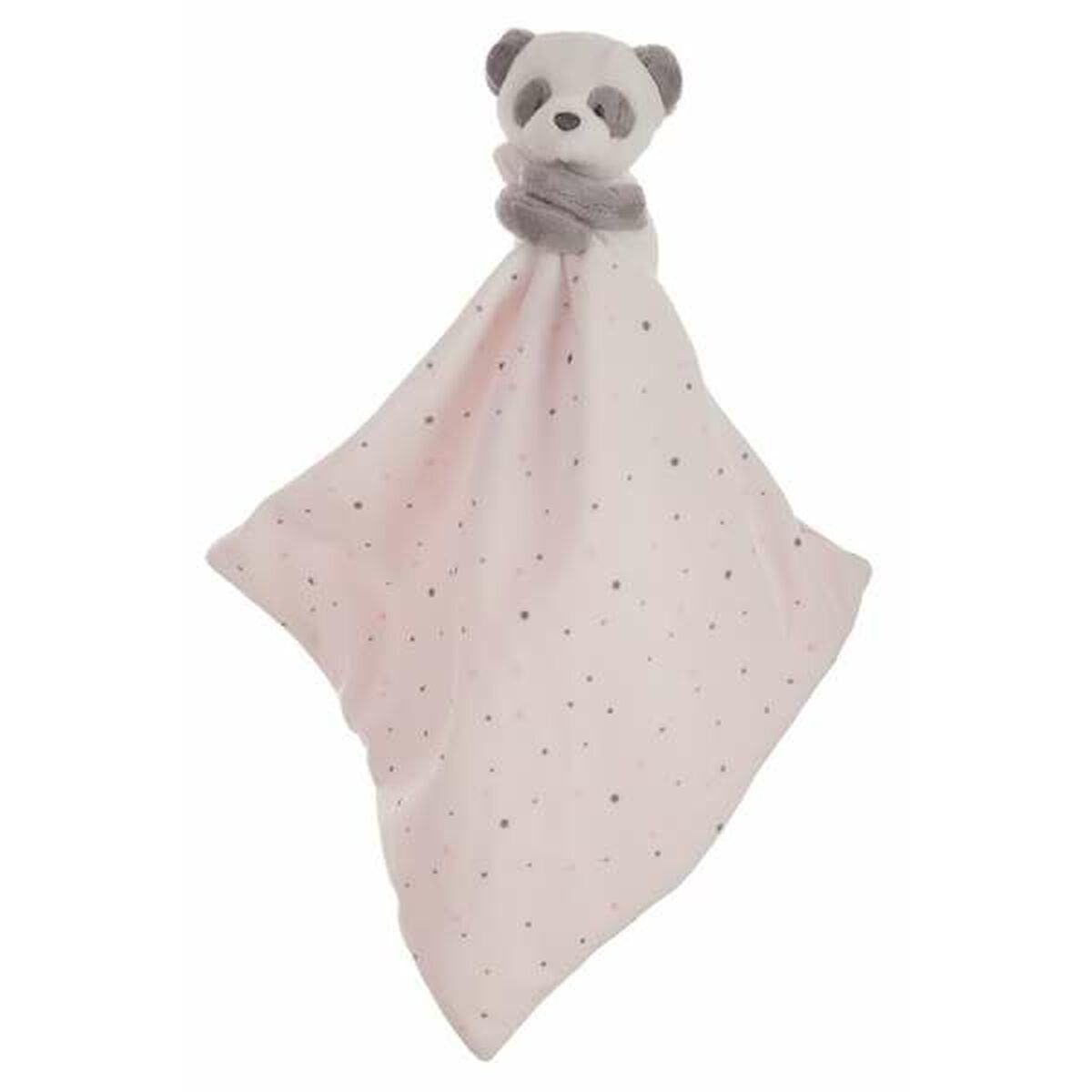 Baby Comforter 25 x 25 cm Panda bear Rosa – Produktbild 1