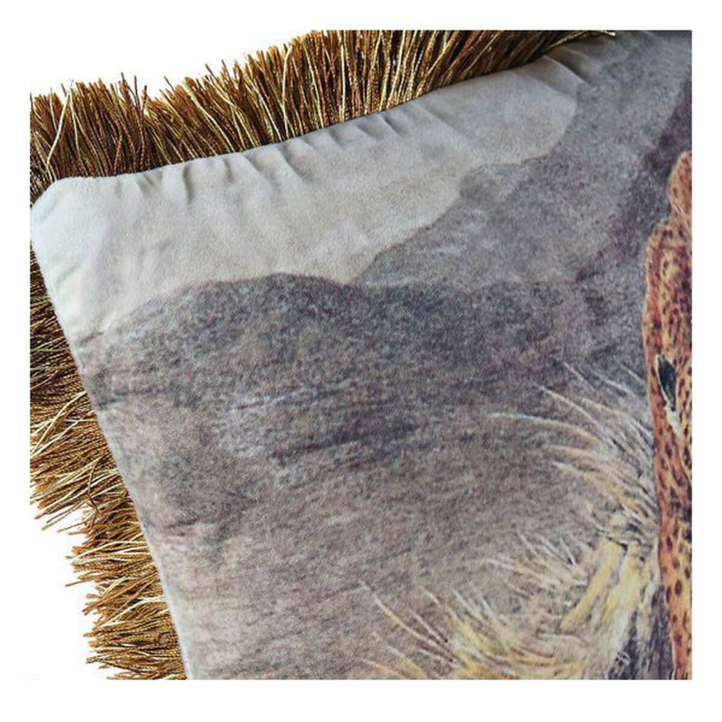 DKD Home Decor Kissen Aluminium Colonial Jungle – Ansicht 3