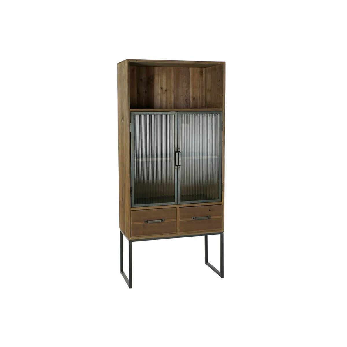 DKD Home Decor Schrank Schwarz Holz Metall Crystal – Produktansicht 1