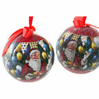 DKD Home Decor Weihnachtskugeln Weihnachtsmann PVC