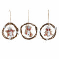 DKD Home Decor Weihnachtskugel Holz – Ansicht 1