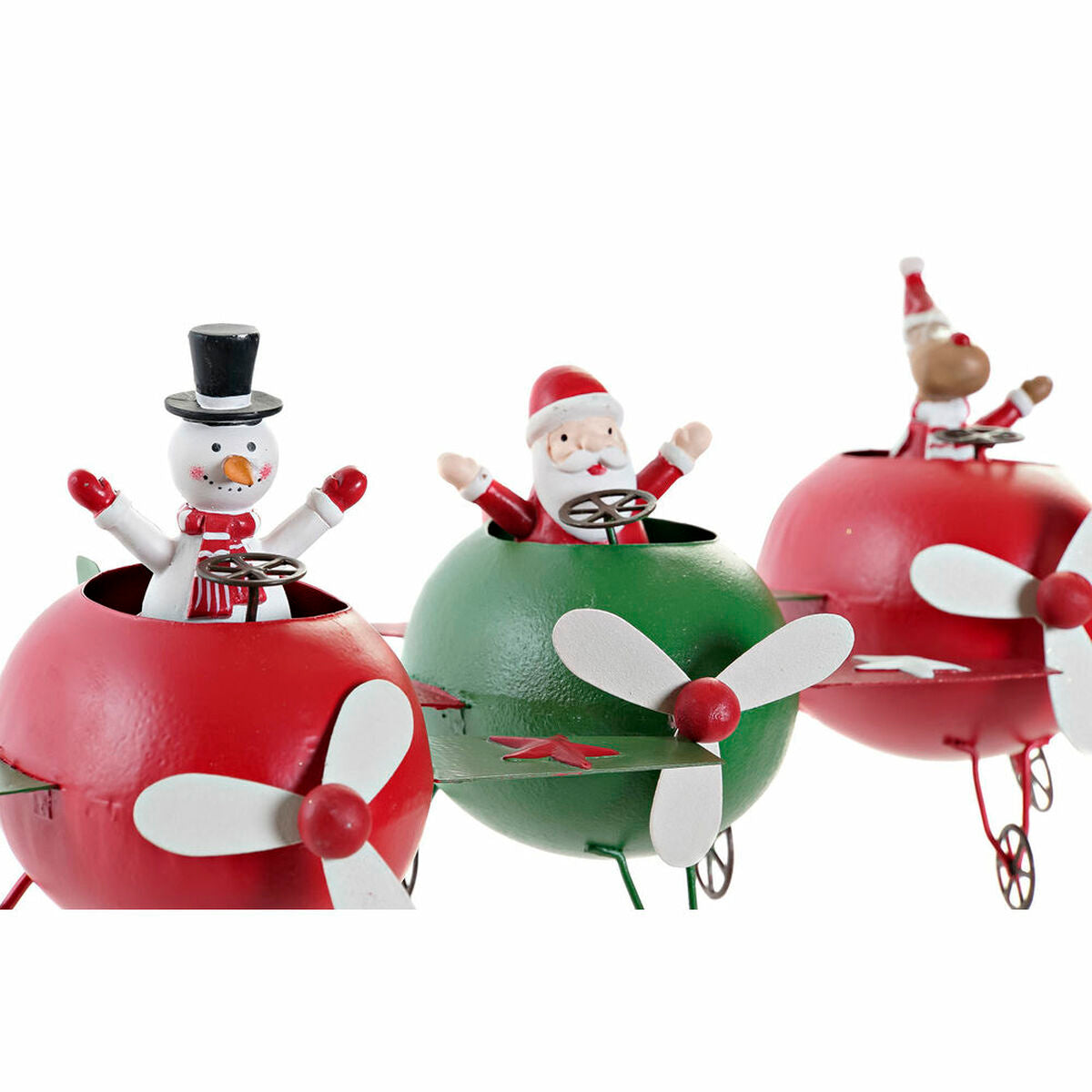 DKD Home Decor Weihnachtskugel Metall Reindeer – Ansicht 2