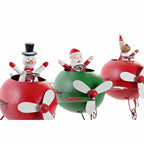 DKD Home Decor Weihnachtskugel Metall Reindeer