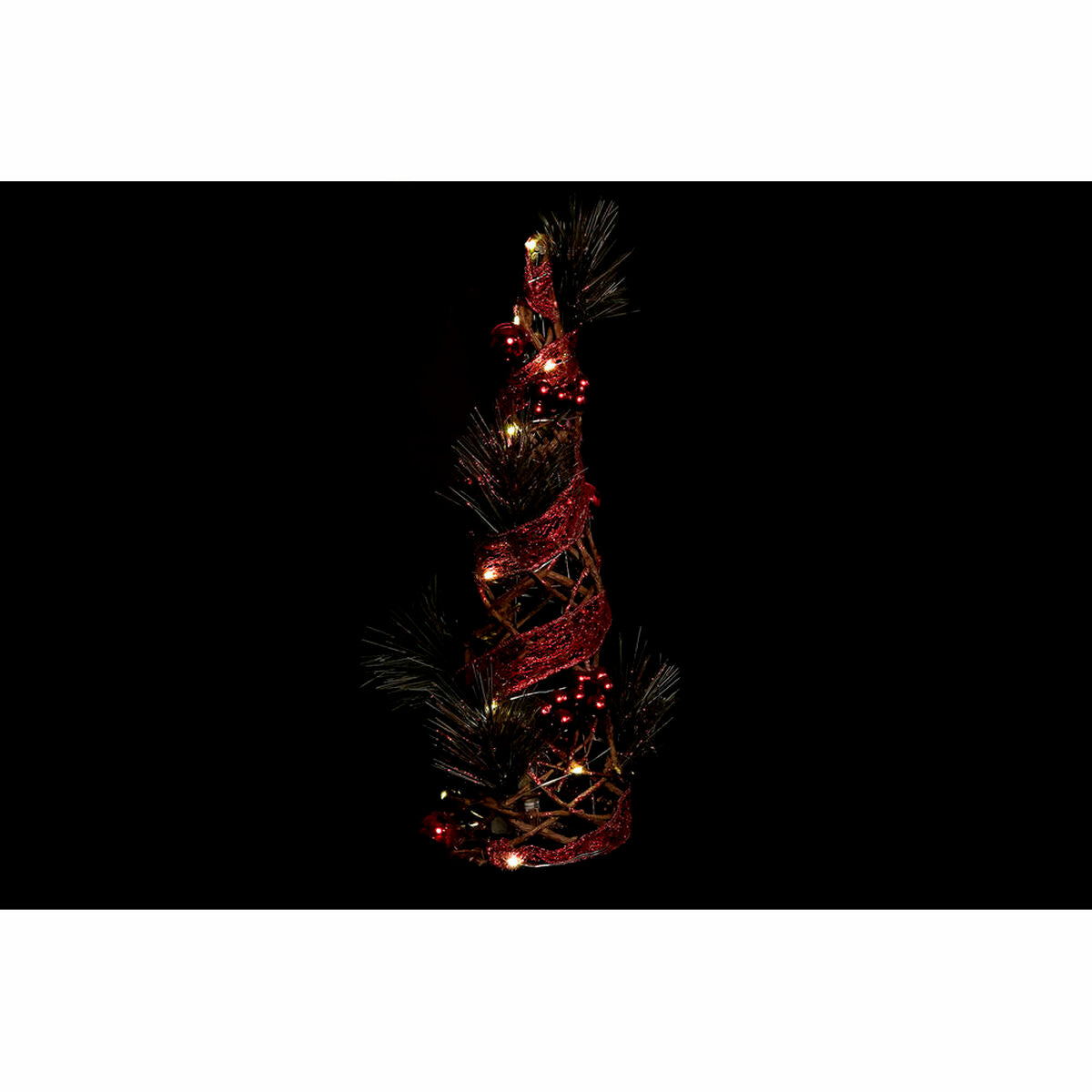 DKD Home Decor Weihnachtsbaum Rot Grün Gold Kunststoff – Ansicht 2