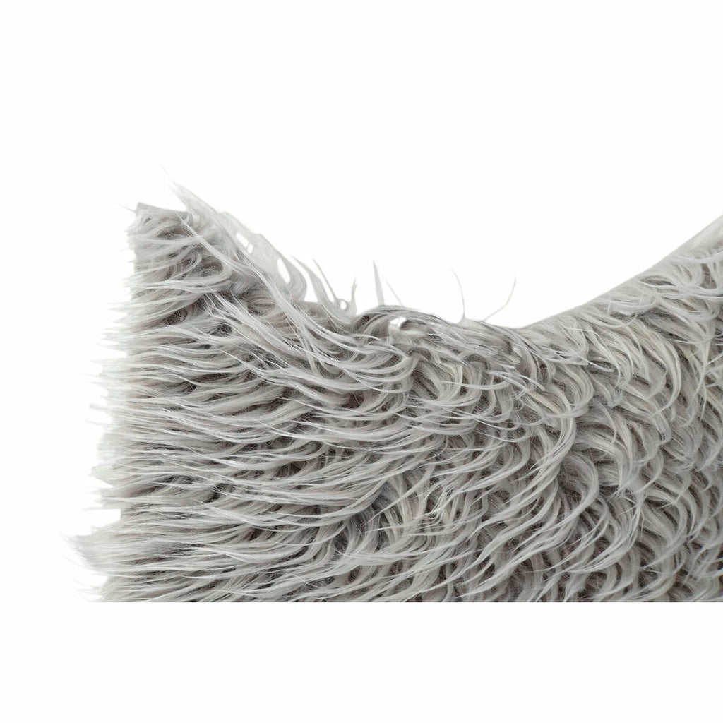 DKD Home Decor Teppich Grau mit Haar – Ansicht 3