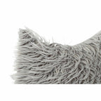 DKD Home Decor Teppich Grau mit Haar – Ansicht 3