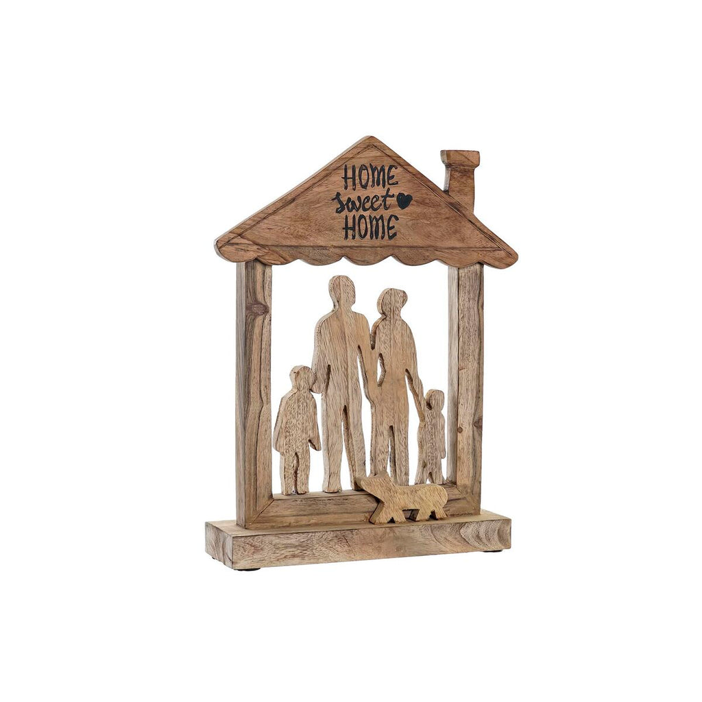 DKD Home Decor Dekofigur Braun Mango Holz Modern Family – Ansicht 1