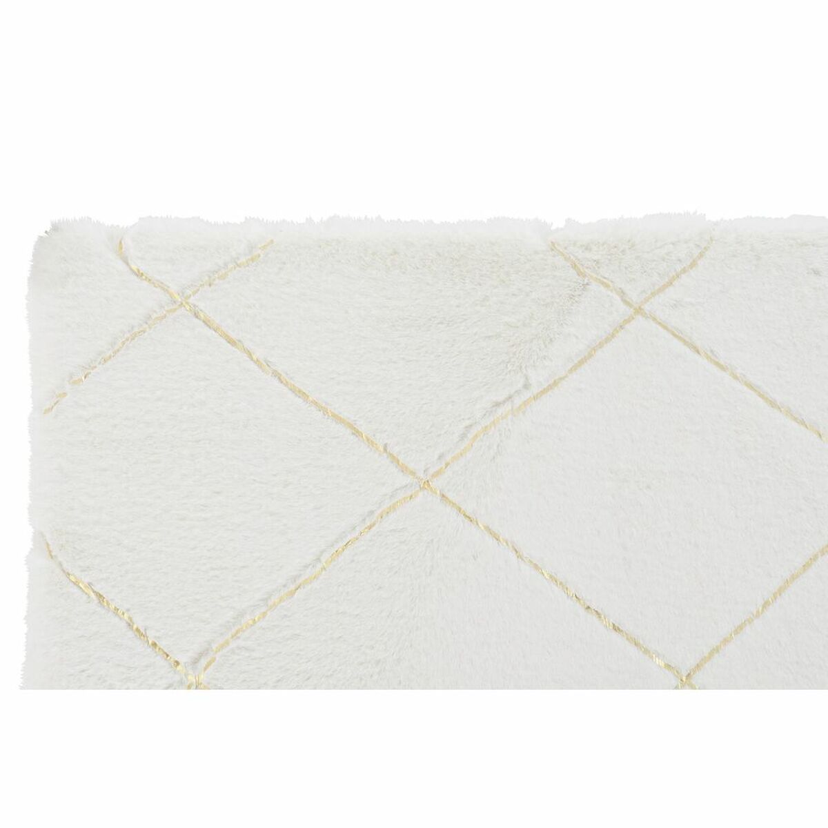 DKD Home Decor Teppich Weiß Modern – Produktansicht 2