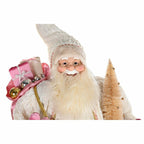 DKD Home Decor Weihnachtskugel Grau Rosa