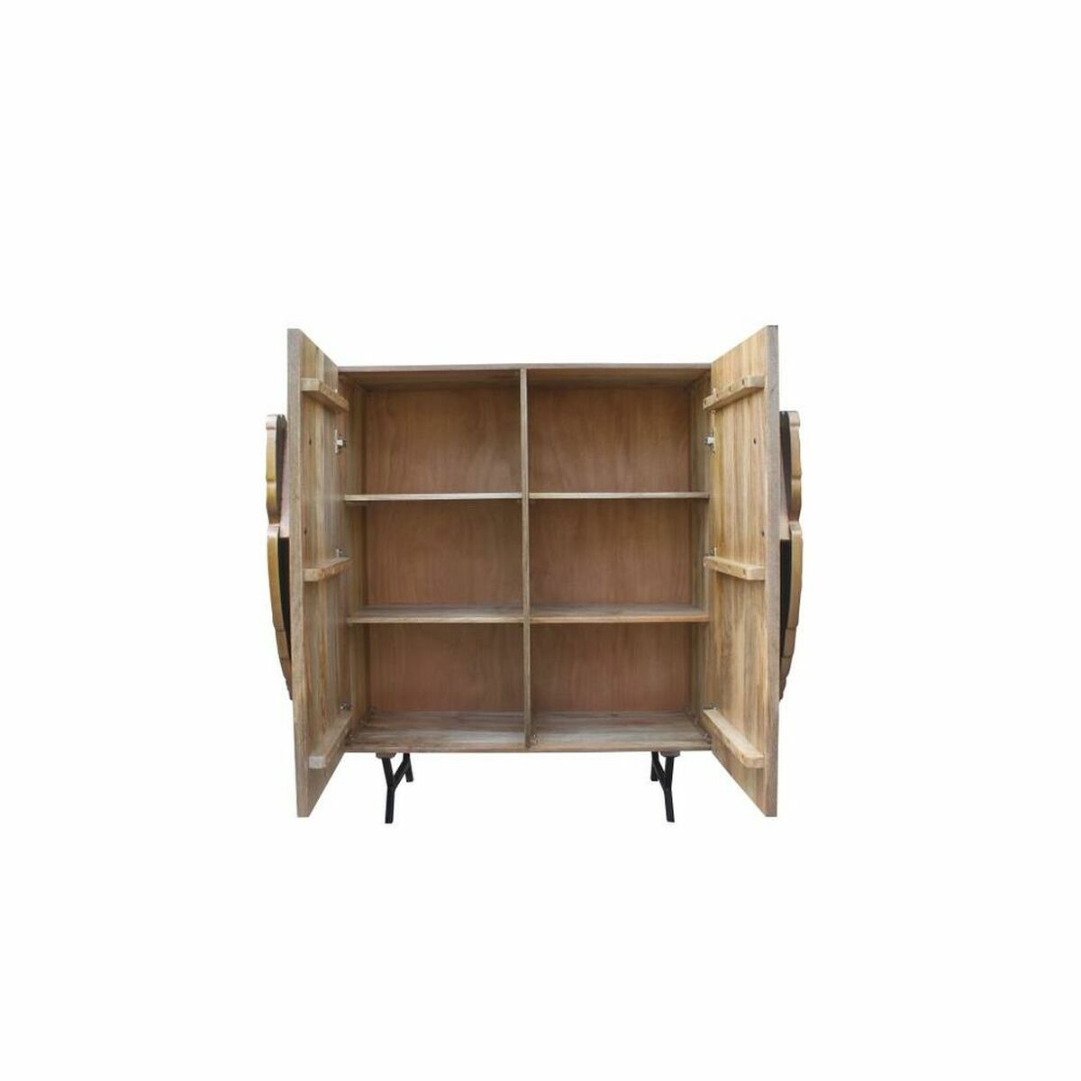DKD Home Decor Sideboard Braun Gold Mango Holz – Produktansicht 3