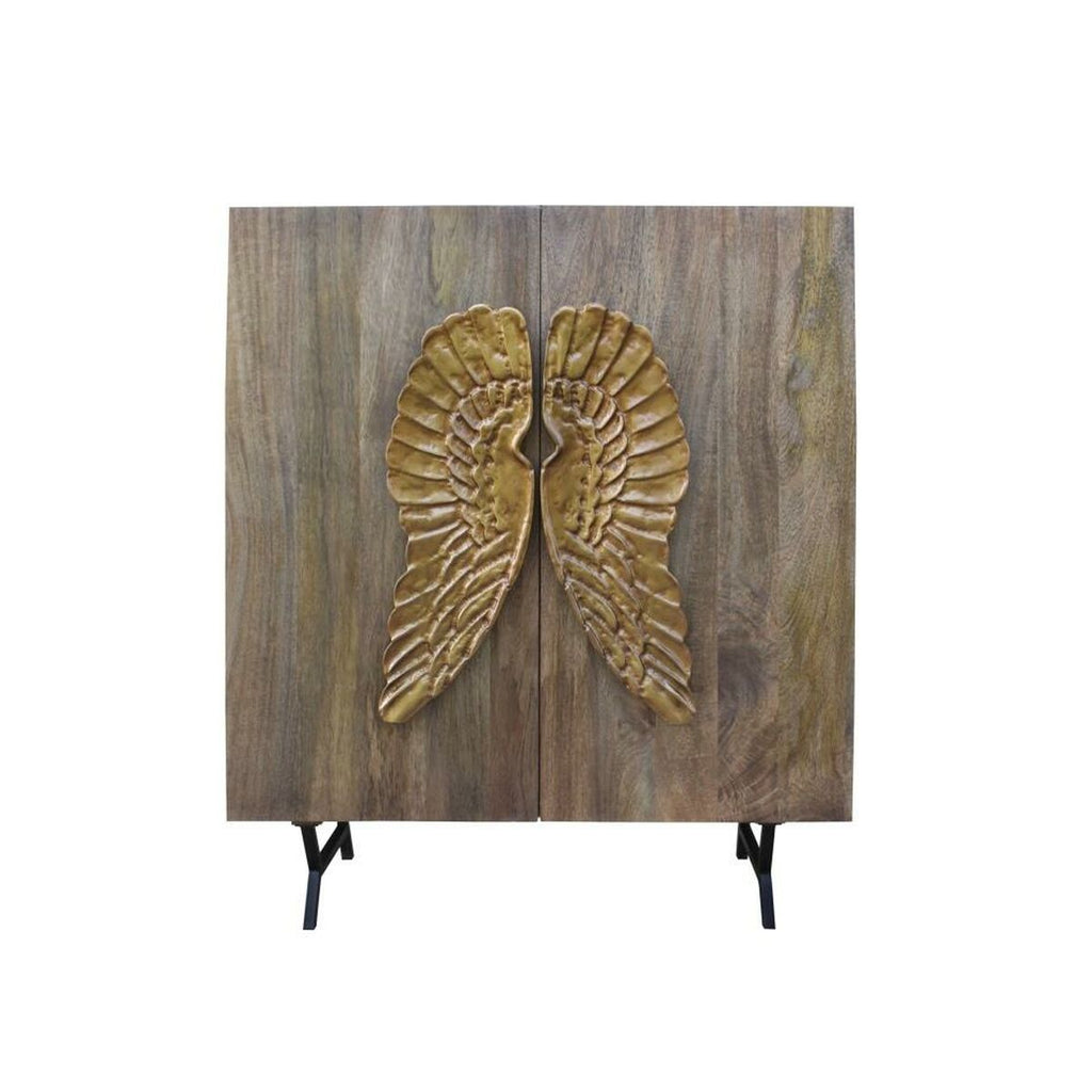 DKD Home Decor Sideboard Braun Gold Mango Holz – Produktansicht 1
